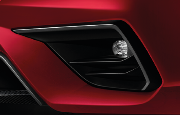 LED FOG LIGHTS WITH GARNISH