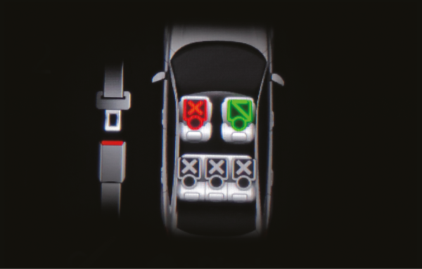 FRONT & REAR SEATBELT REMINDER