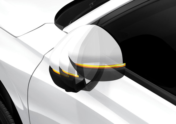 AUTO RETRACTABLE DOOR MIRRORS WITH TURNING LIGHTS